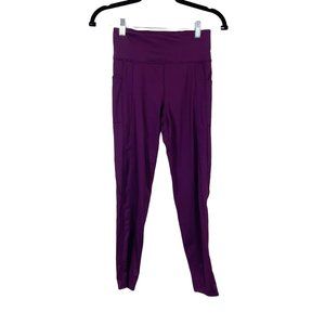 Joy‎ Lab Woman's XS Plum Purple High Rise Perforated Athletic Work Out Leggings
